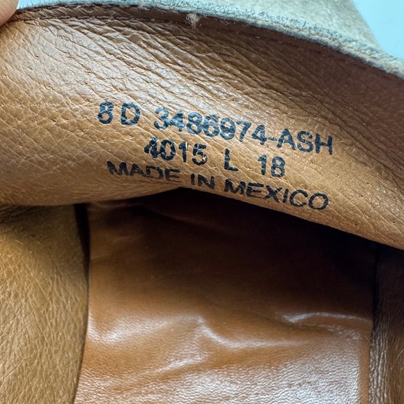 FRYE Mens Ash Suede Loafer Slip On Shoes Made in Mexico‎ Size 8D main image 7